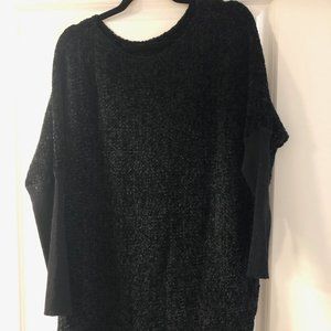 Black Chenille w/ Cuffed Arms M/L